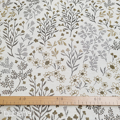 Gobelinstoff GLADIS FLOR beige