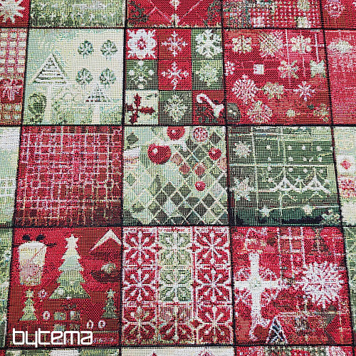 Gobelinstoff WEIHNACHTSMOSAIK