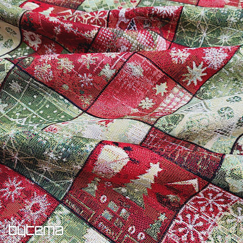 Gobelinstoff WEIHNACHTSMOSAIK