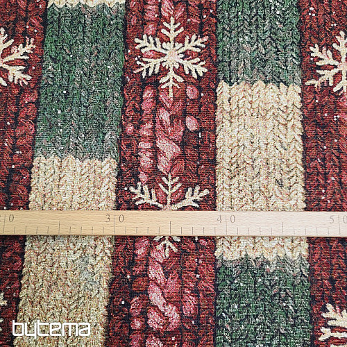 Gobelinstoff WEIHNACHTSSTRICKEN