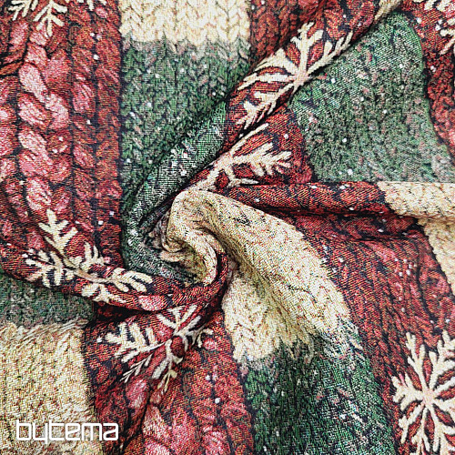 Gobelinstoff WEIHNACHTSSTRICKEN