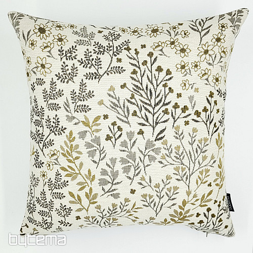 Gobelin-Kissenbezug GLADIS FLOR beige