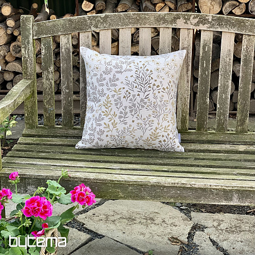 Gobelin-Kissenbezug GLADIS FLOR beige