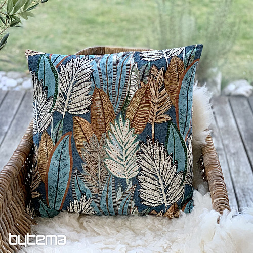 Gobelin-Kissenbezug SAFIA BLUE
