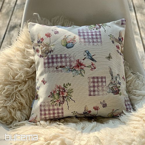 Oster-Gobelinbezug HASE LILA
