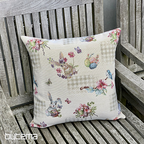 Oster-Gobelinbezug HASE BEIGE