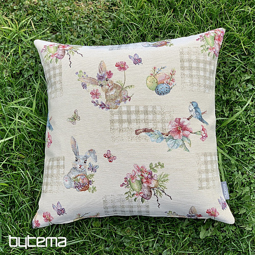 Oster-Gobelinbezug HASE BEIGE