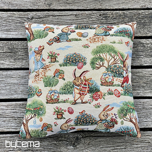 Oster-Gobelinbezug HASE IM PARK