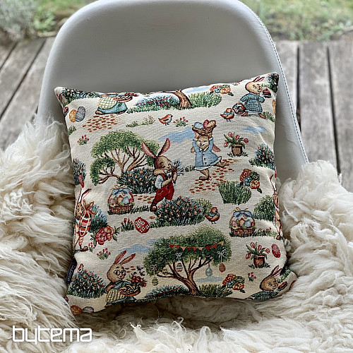 Oster-Gobelinbezug HASE IM PARK