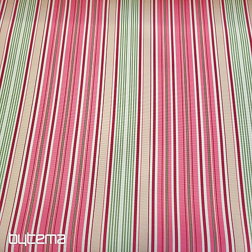 Dekorationsstoff PUBLIO - rosa Streifen