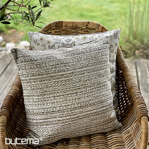 Gobelin-Kissenbezug GLADIS STRIPE beige