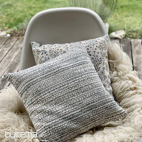 Gobelin-Kissenbezug GLADIS STRIPE blau