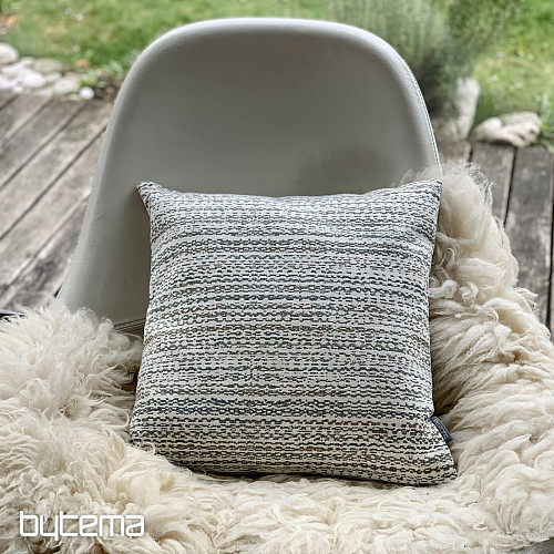 Gobelin-Kissenbezug GLADIS STRIPE blau