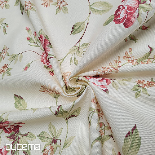 Dekorationsstoff CAÉSAR KLEINE BLUME