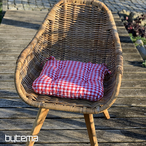 Canvas Herzsitze rot