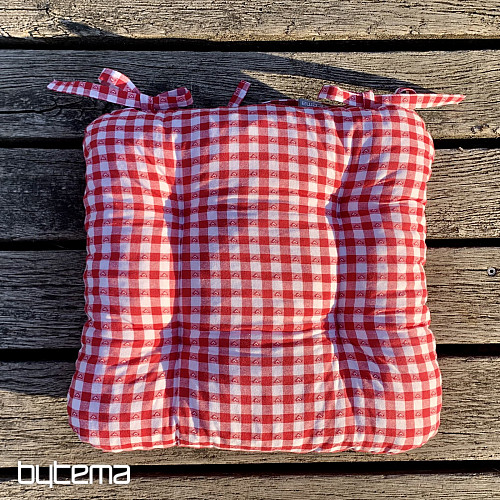 Canvas Herzsitze rot