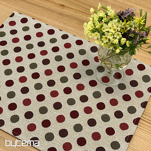 Gobelin-Tischset POLKA DOT
