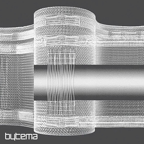 ZIGZAG Gardinen-Raffhalter für Stange 10 cm, 1:2