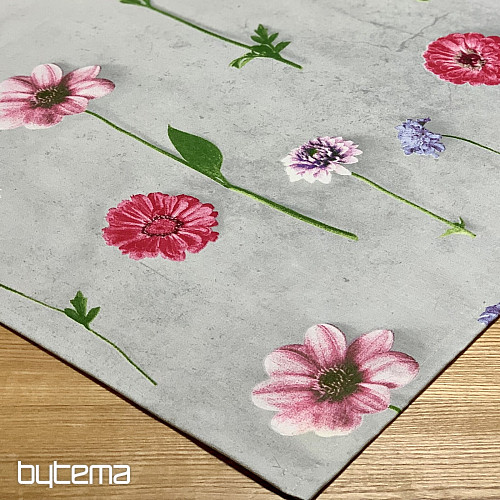 Tischdecke GEMALTE BLUMEN