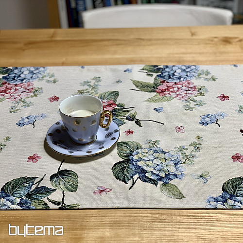 Gobelin-Tischdecke und Schal HORTENZIE ZOE
