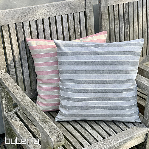 Dekorativer Kissenbezug TREBOL PINK STRIPES