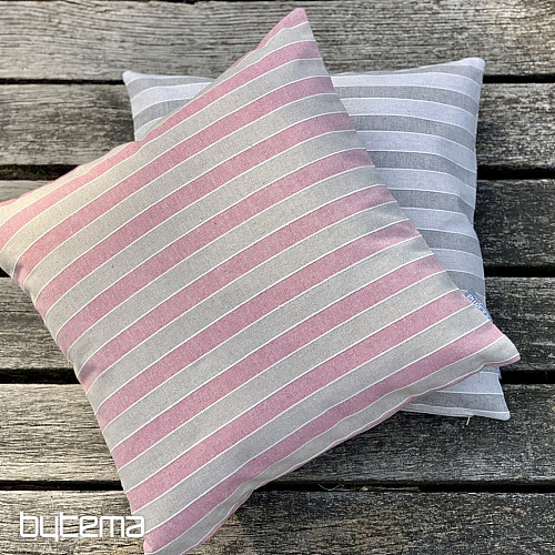 Dekorativer Kissenbezug TREBOL PINK STRIPES