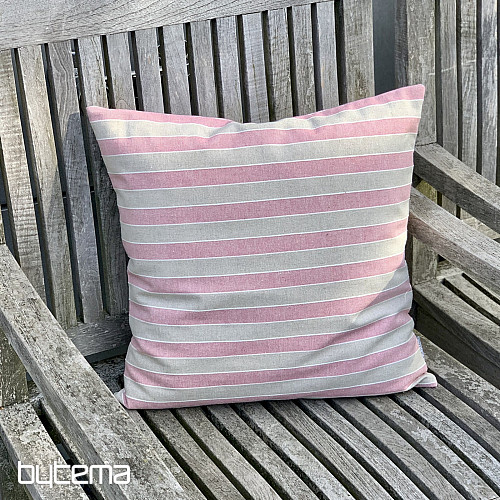 Dekorativer Kissenbezug TREBOL PINK STRIPES