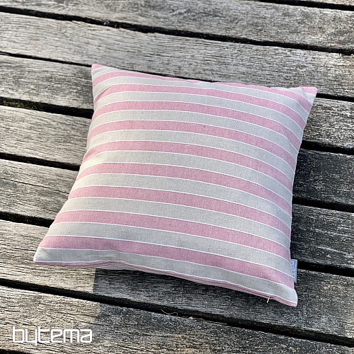 Dekorativer Kissenbezug TREBOL PINK STRIPES