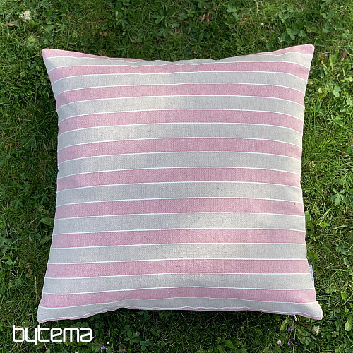 Dekorativer Kissenbezug TREBOL PINK STRIPES