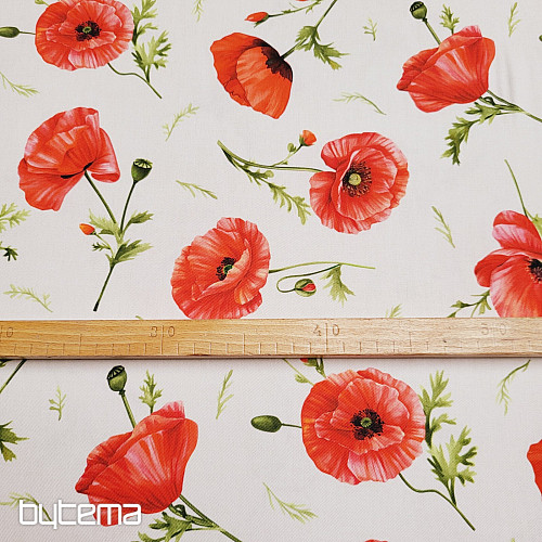 Dekorationsstoff MOHNBLUMEN