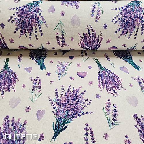 Dekorationsstoff LAVENDEL MAXI