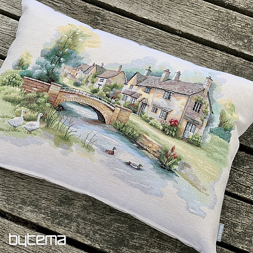 Gobelin-Kissen COTSWOLDS BRIDGE