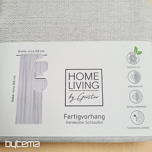 Luxus Fertiggardine HOME LIVING beige grau