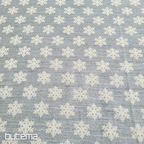 Luxuriöser Dekorationsstoff FLAKES GREY
