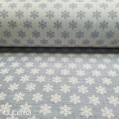 Luxuriöser Dekorationsstoff FLAKES GREY