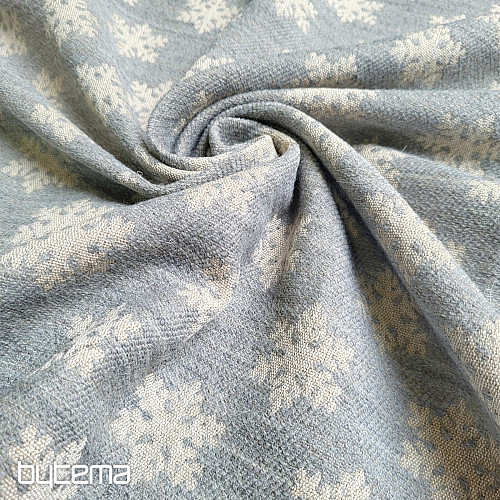 Luxuriöser Dekorationsstoff FLAKES GREY