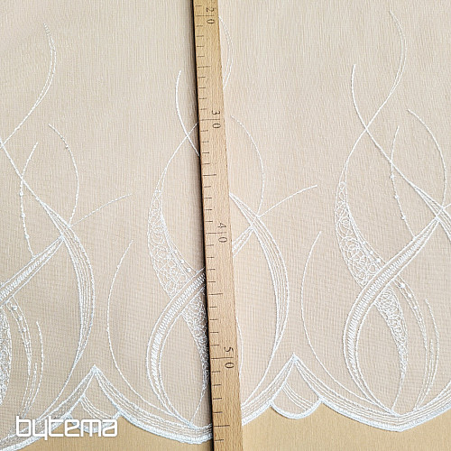 Fertiggardine mit Stickerei V 614