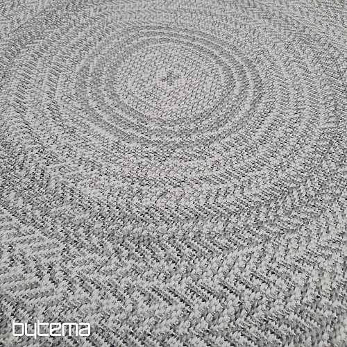 Outdoor-Teppich STAR Rosette grau