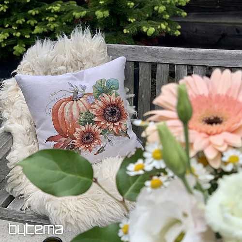 Gobelin-Kissenbezug KÜRBISSEN UND SONNENBLUMEN