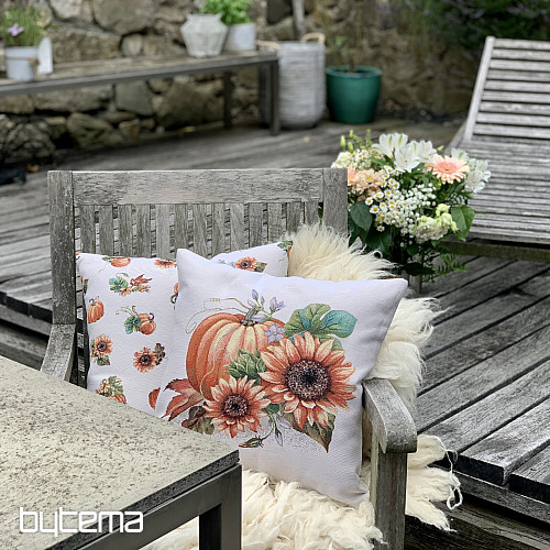 Gobelin-Kissenbezug KÜRBISSEN UND SONNENBLUMEN