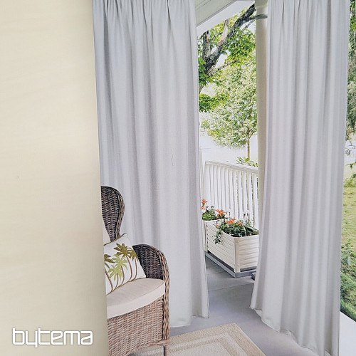 Dekorativer Outdoor-Vorhang GAIA GREY
