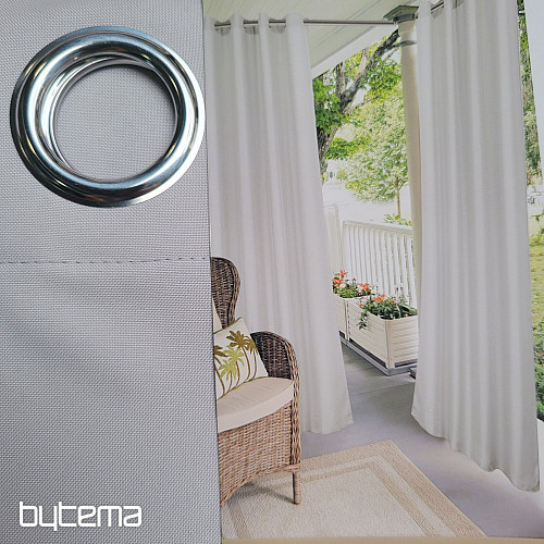 Dekorativer Outdoor-Vorhang GAIA GREY mit Ringen