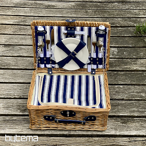 Picknickkorb GARDEN braun für 2 Personen