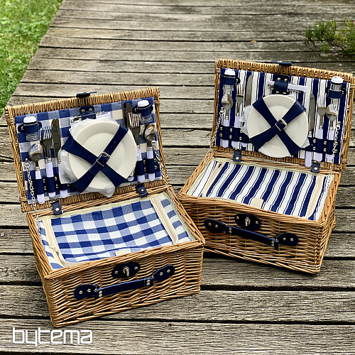 Picknickkorb GARDEN braun für 2 Personen