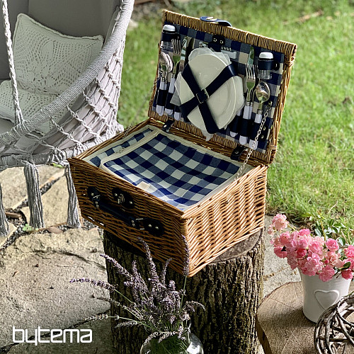 Picknickkorb GARDEN braun für 4 Personen