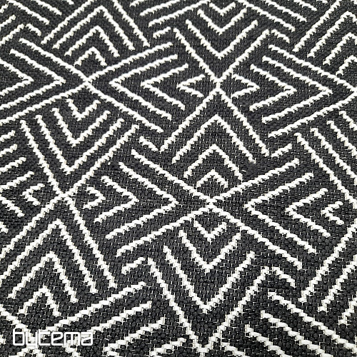 Outdoor-Teppich Essenza In-Out Schwarz-Weiß