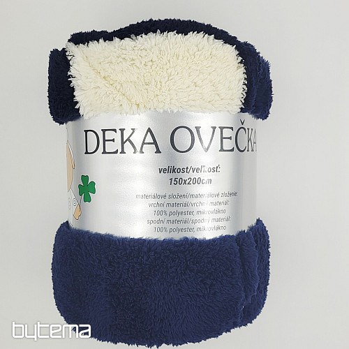 Schaf-Schaf-Decke MARINEBLAU