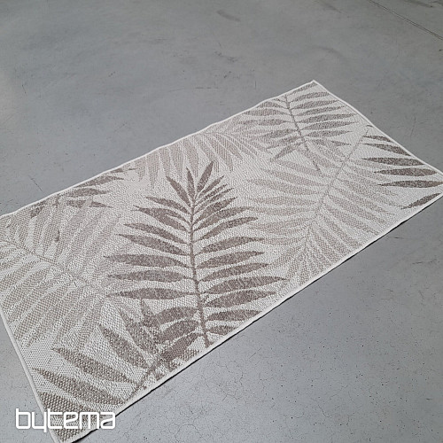Outdoor-Teppich Duce in - out Blumen braun