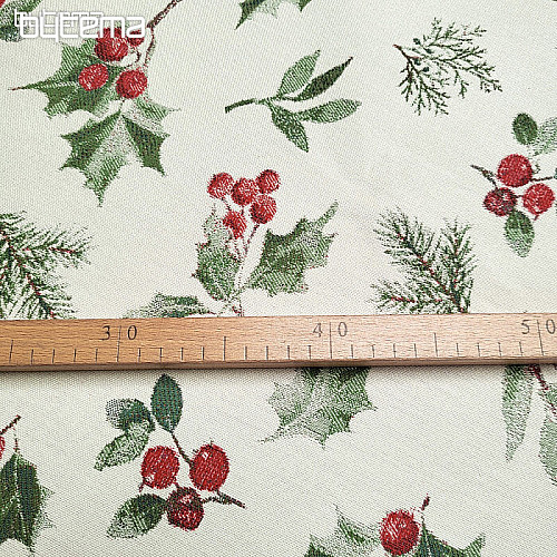 Luxuriöser Dekorationsstoff HOLLY GREEN