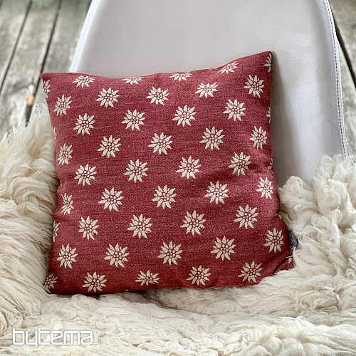 Luxuriöser Dekorbezug PROTEŽ ALPINE RED